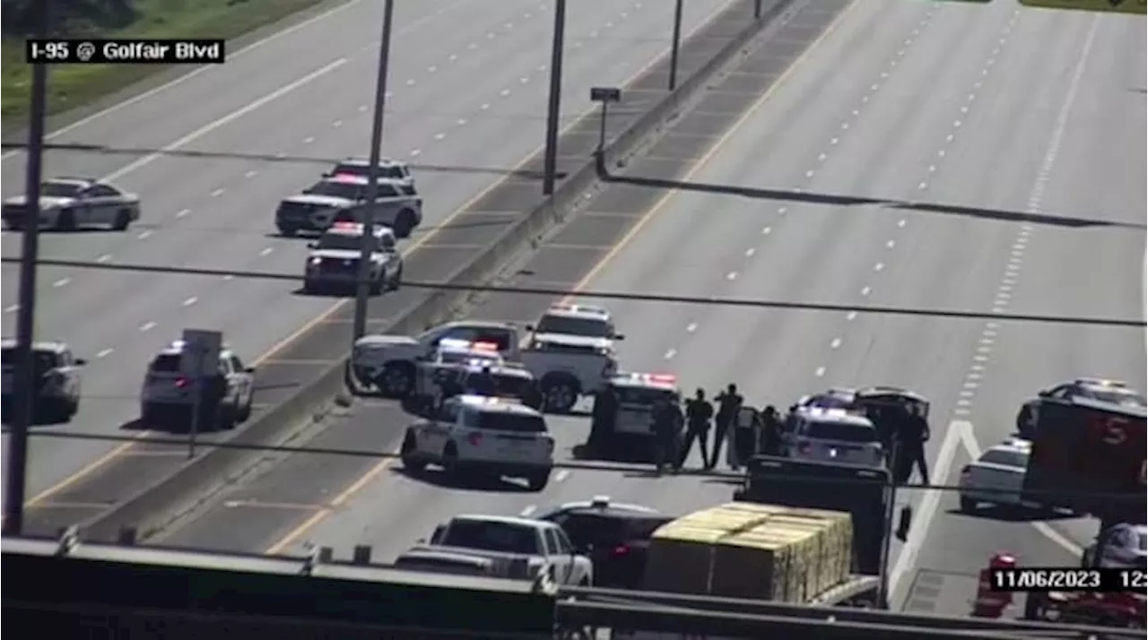 LIVE: Traffic Alert: ‘Police activity’ shuts down I-95 at Golfair Boulevard in both directions