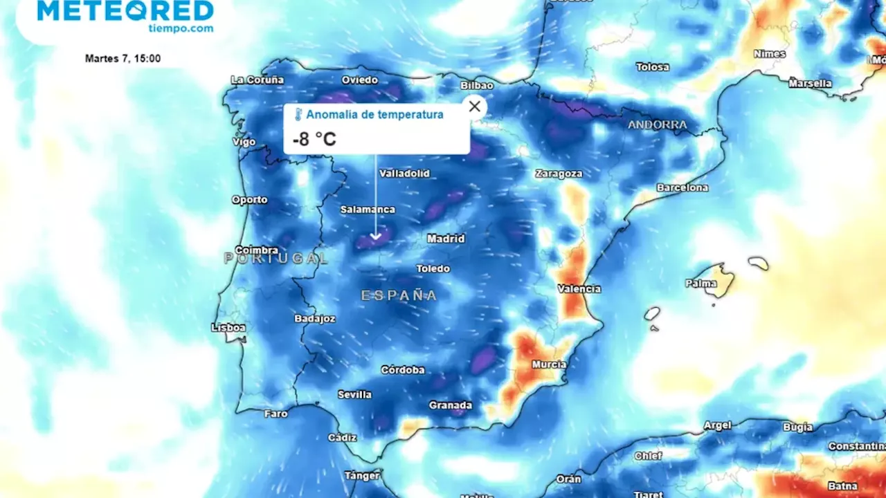 Llegan las primeras caídas bruscas de las temperaturas a España: estas son las zonas más afectadas