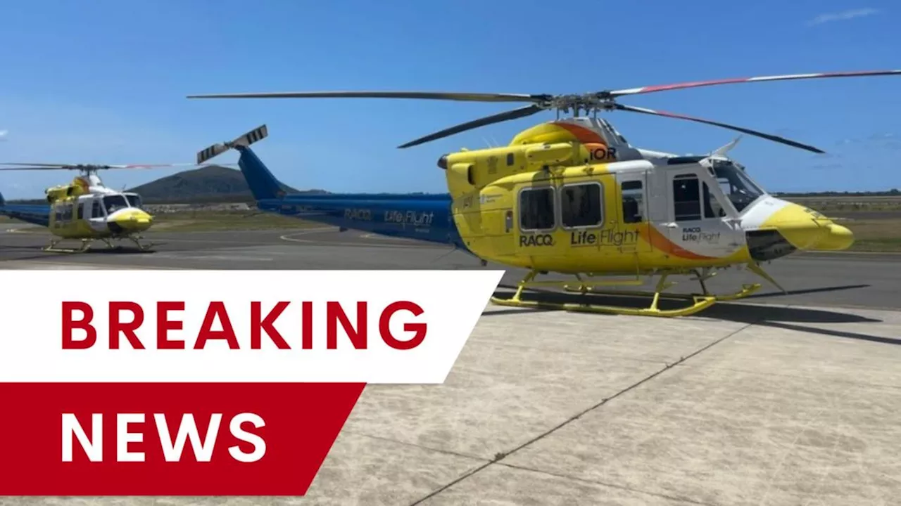 Man airlifted to hospital in serious condition after reported snake bite near Sunshine Coast