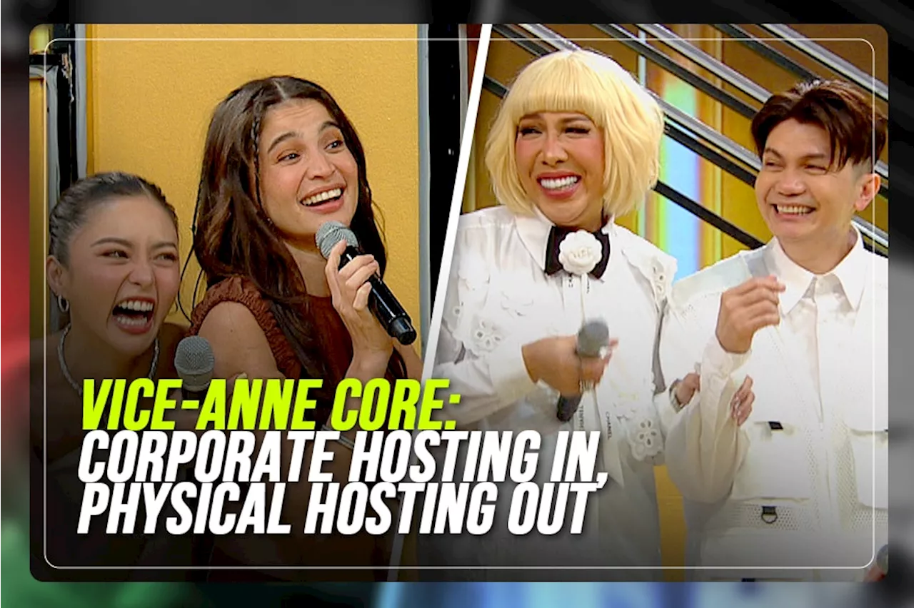 'Sorry, magulo kami': Vice Ganda amused by Anne's 'corporate hosting'