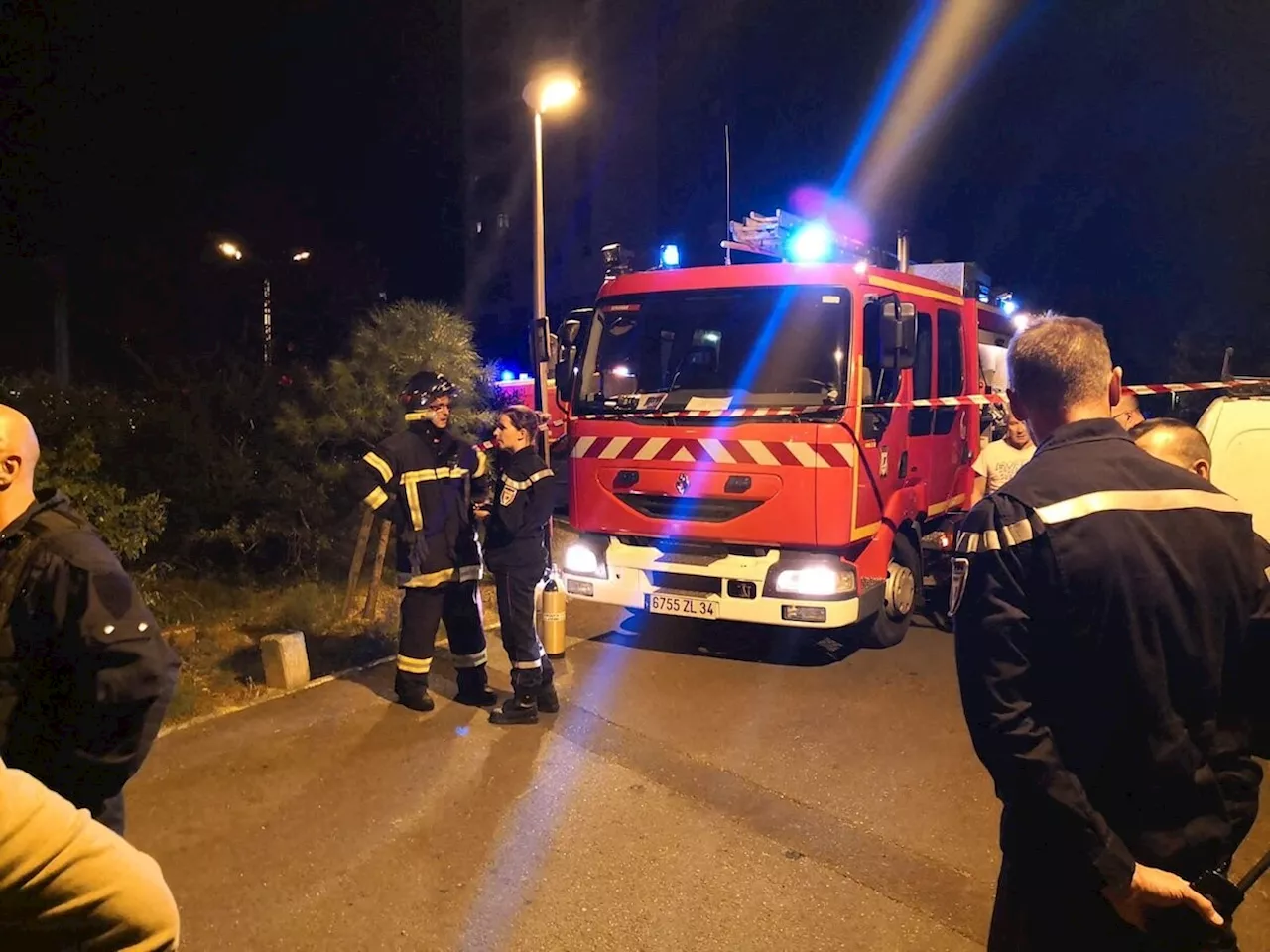 Montpellier : fuite de gaz et incendie, une voiture et deux motos calcinées