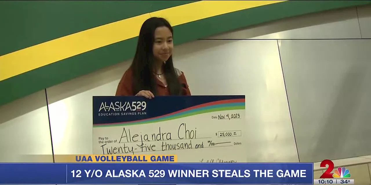 Surprise winner of $25K college scholarship revealed at UAA Seawolves volleyball game