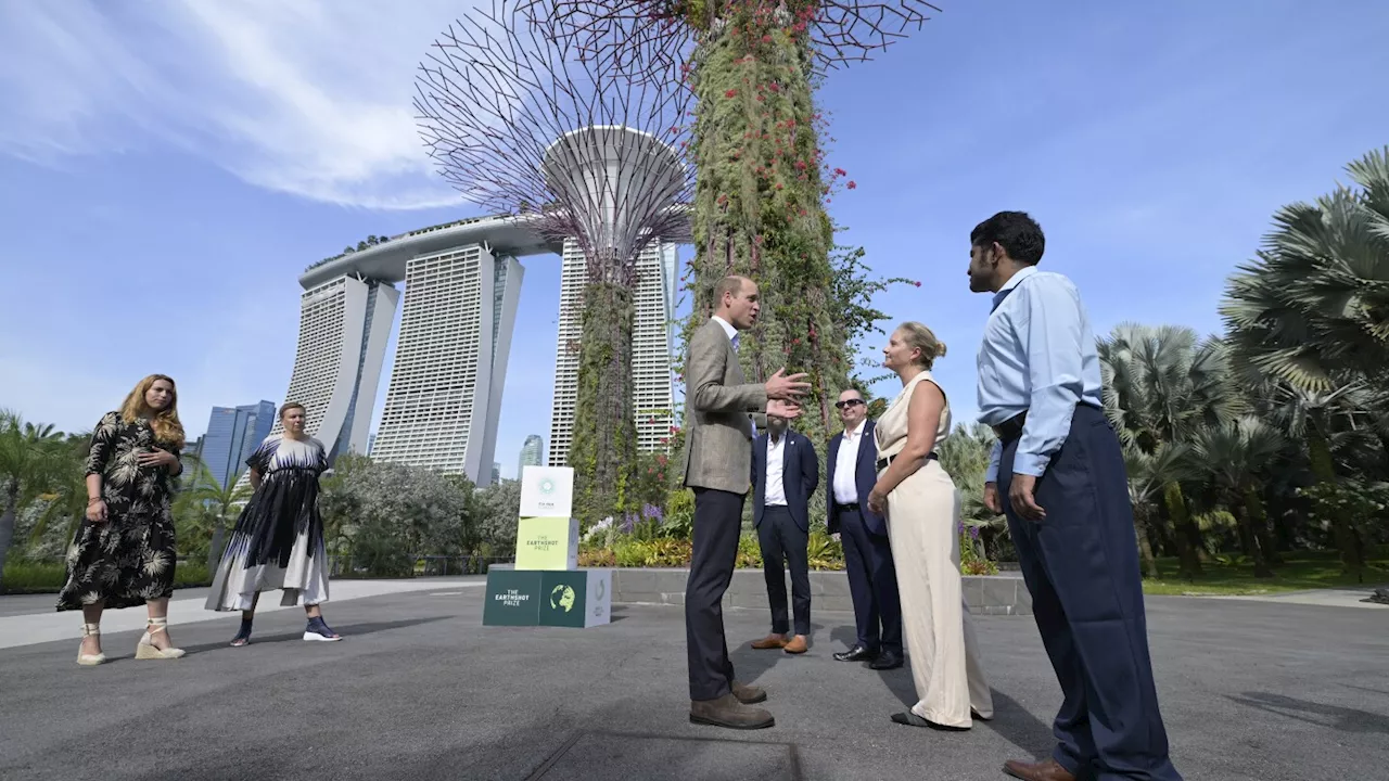 Prince William cheers on 15 finalists of Earthshot Prize ahead of awards ceremony