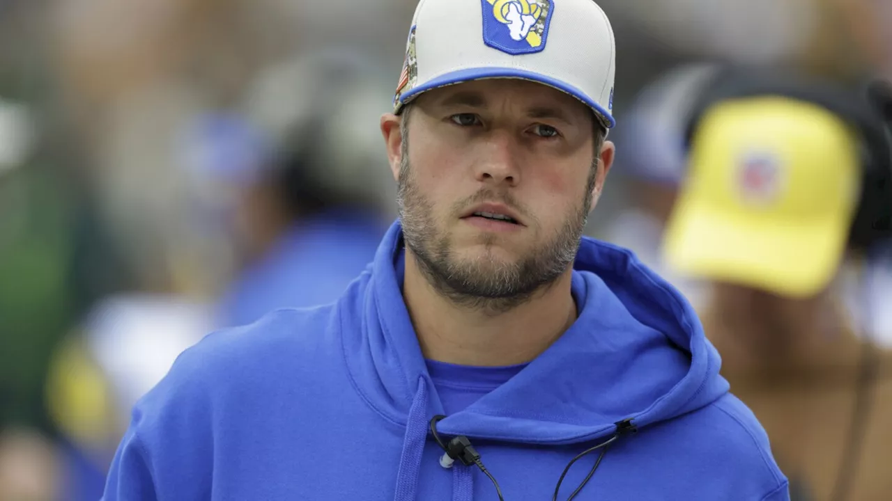 Rams falling out of playoff contention with a 3-game skid and Matthew Stafford's absence