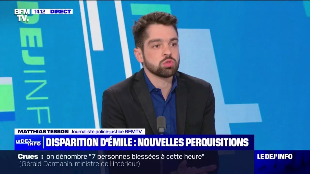 Disparition d'Émile: au moins une dizaine de maisons perquisitionnées ce mardi