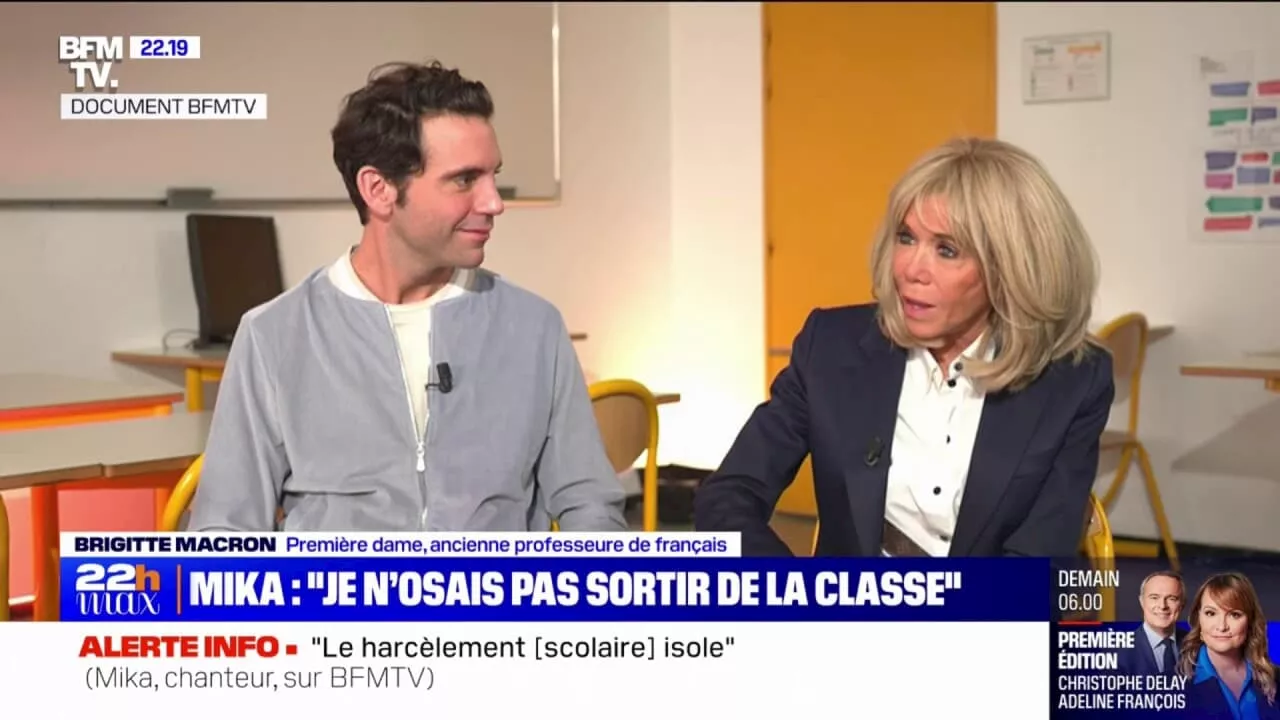 Harcèlement scolaire: 'C'est très important de parler et d'écouter', affirme Brigitte Macron