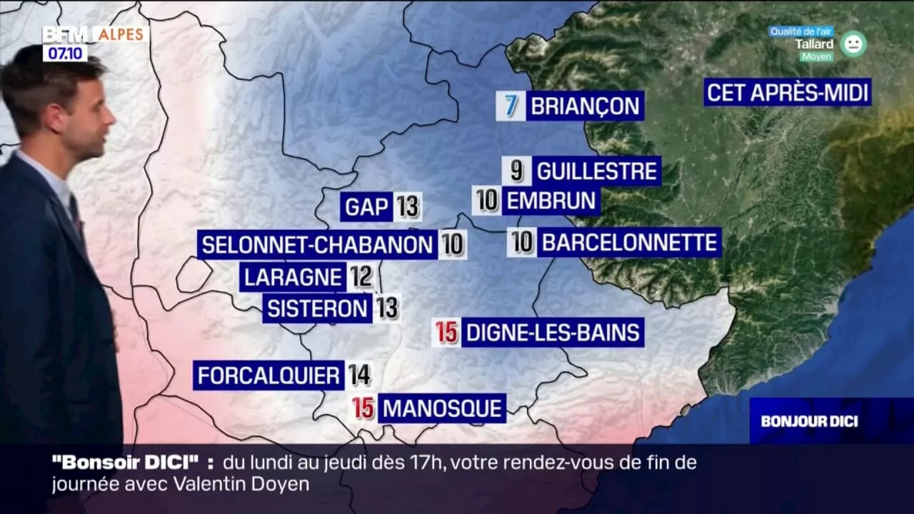 Météo Alpes du Sud: une journée qui s'annonce ensoleillée, jusqu'à 15°C à Manosque