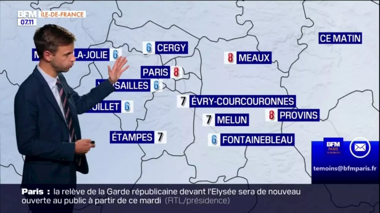 Météo Paris Île-de-France: des éclaircies ce mardi, jusqu'à 13°C à Paris