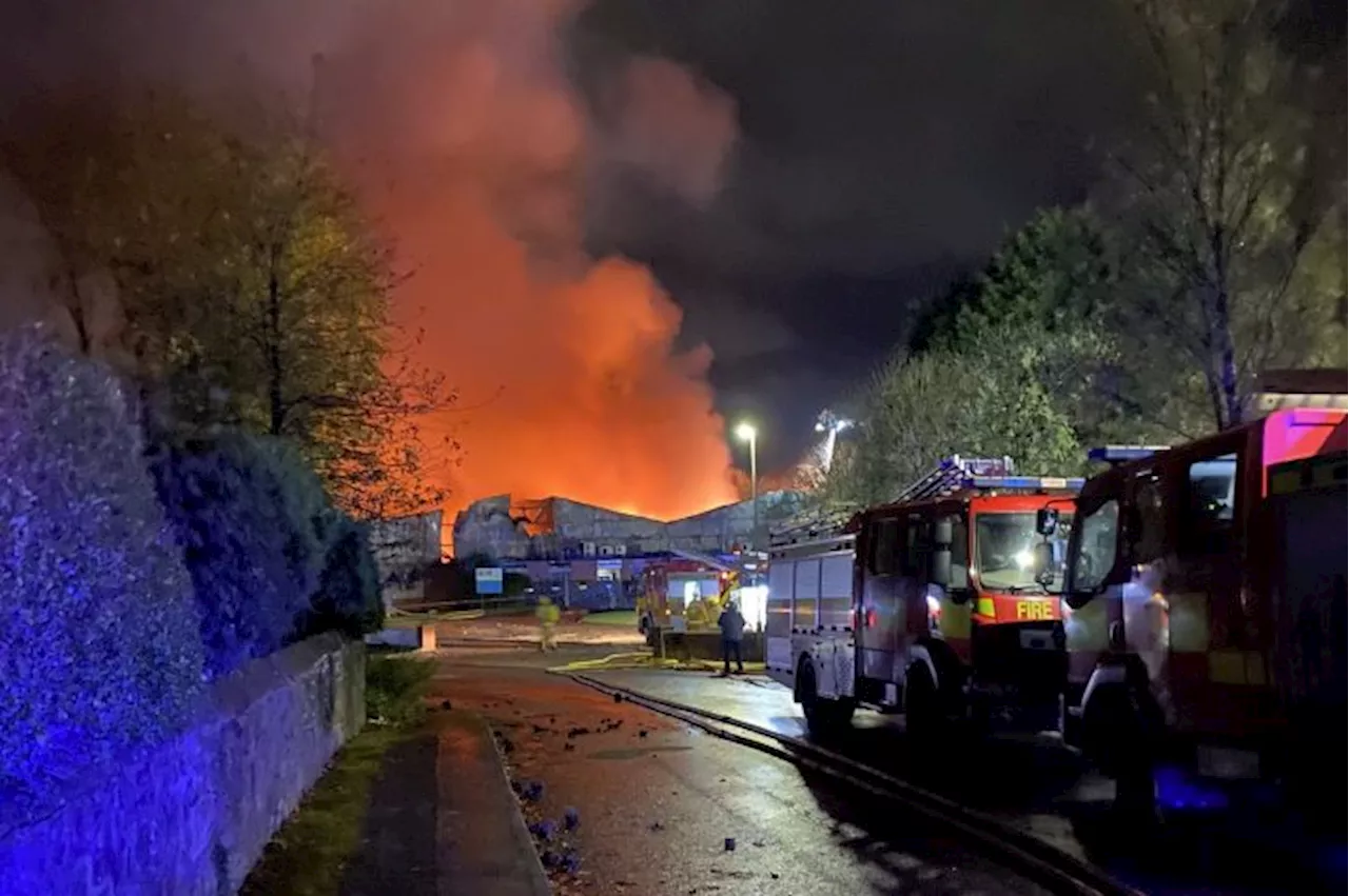 Butlers Cheese fire in Longridge sends smoke and flames into sky seen for miles around