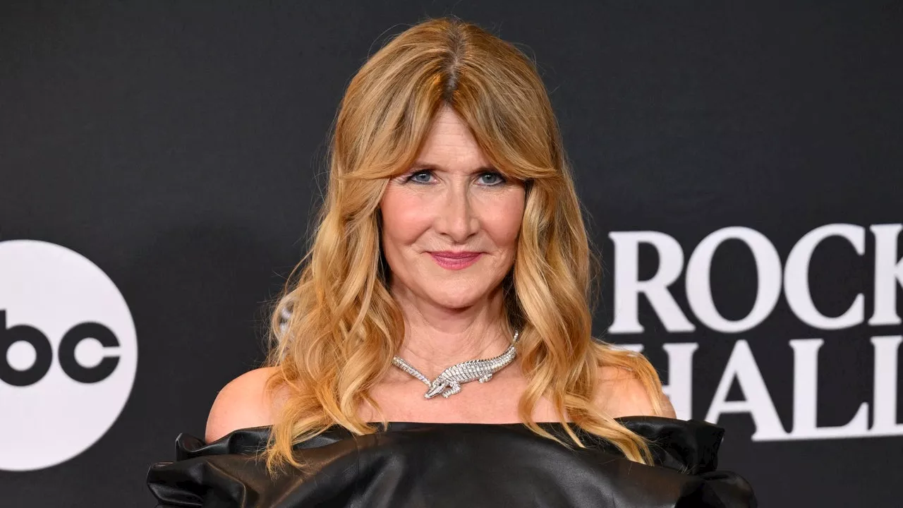 Laura Dern Debuts New Curtain Bangs In Her Fifties