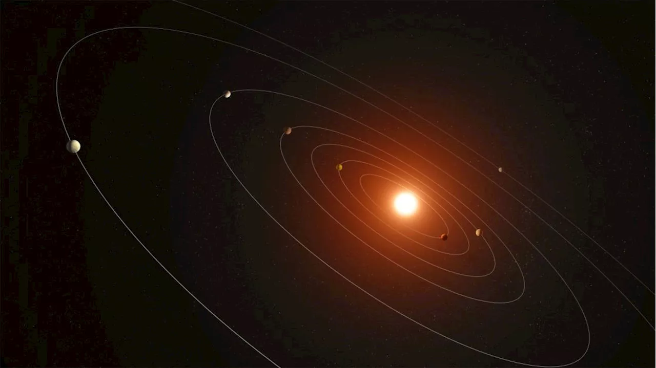 Astrônomos encontram 7 planetas sendo “fritos” por calor de estrela