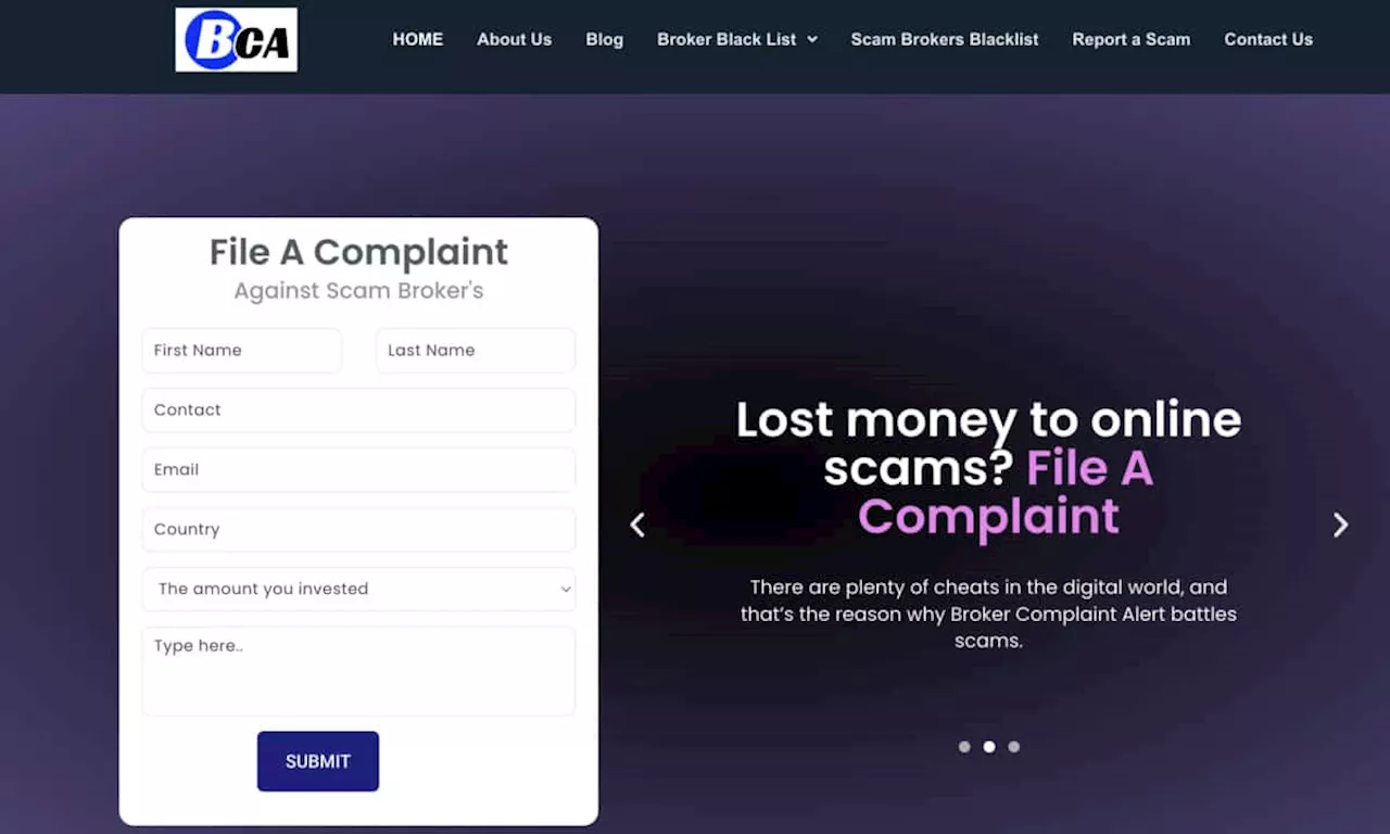 Broker Complaint Alert (BCA) Marks 3 Years of Successful Crypto Scam Recovery, Bringing Hope to Victims Worldwide