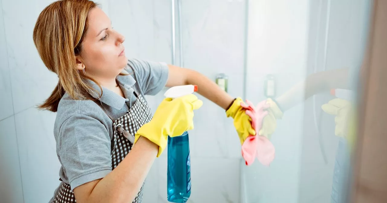 Cleaner shares 35p hack for making 'cloudy' shower glass streak-free every time