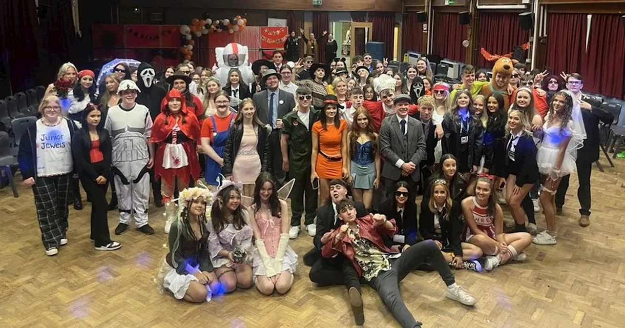 Ghostly goings on at high school in Wishaw at pupils' Halloween parties