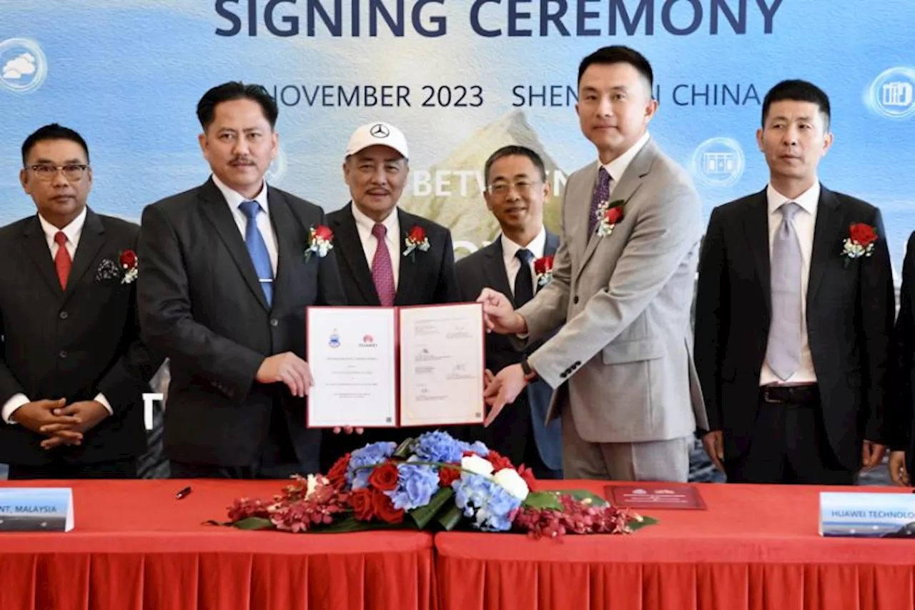 Sabah inks deal with Huawei to accelerate digital transformation initiatives