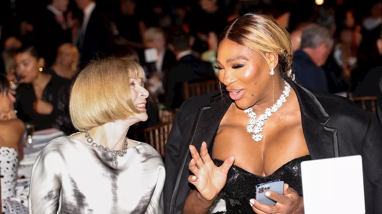 Inside the VERY A-list night out at the CFDA Awards: Serena Williams shares a laugh with Anna...