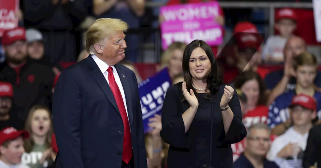 Gov. Sarah Huckabee Sanders endorses Trump ahead of third GOP debate