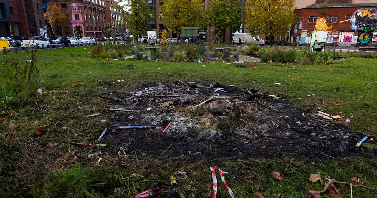 Police hunting 'reckless' yobs who destroyed peace garden