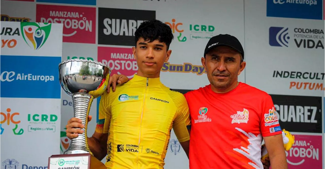 Este es Juan Diego Quintero, el joven vallecaucano que ganó la Vuelta al Porvenir 2023