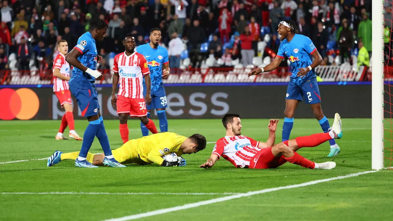 RB Leipzig siegt bei Roter Stern Belgrad und zieht vorzeitig ins Achtelfinale der Champions League ein