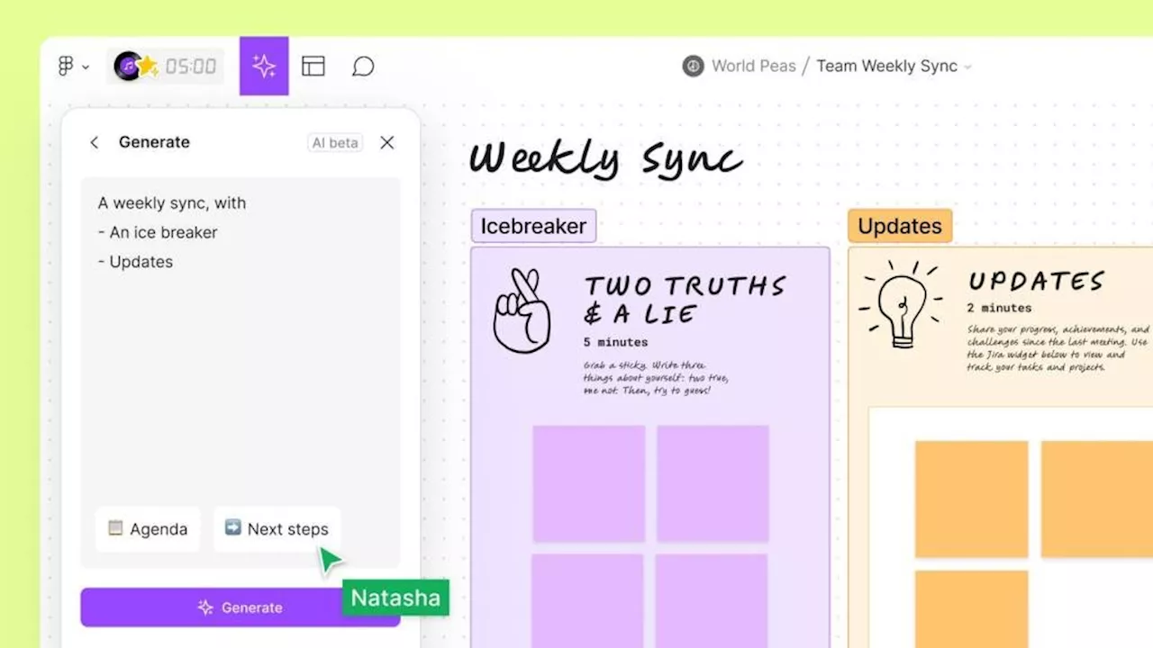 Usuários do Figma já podem usar FigJam AI para gerar interfaces via prompts