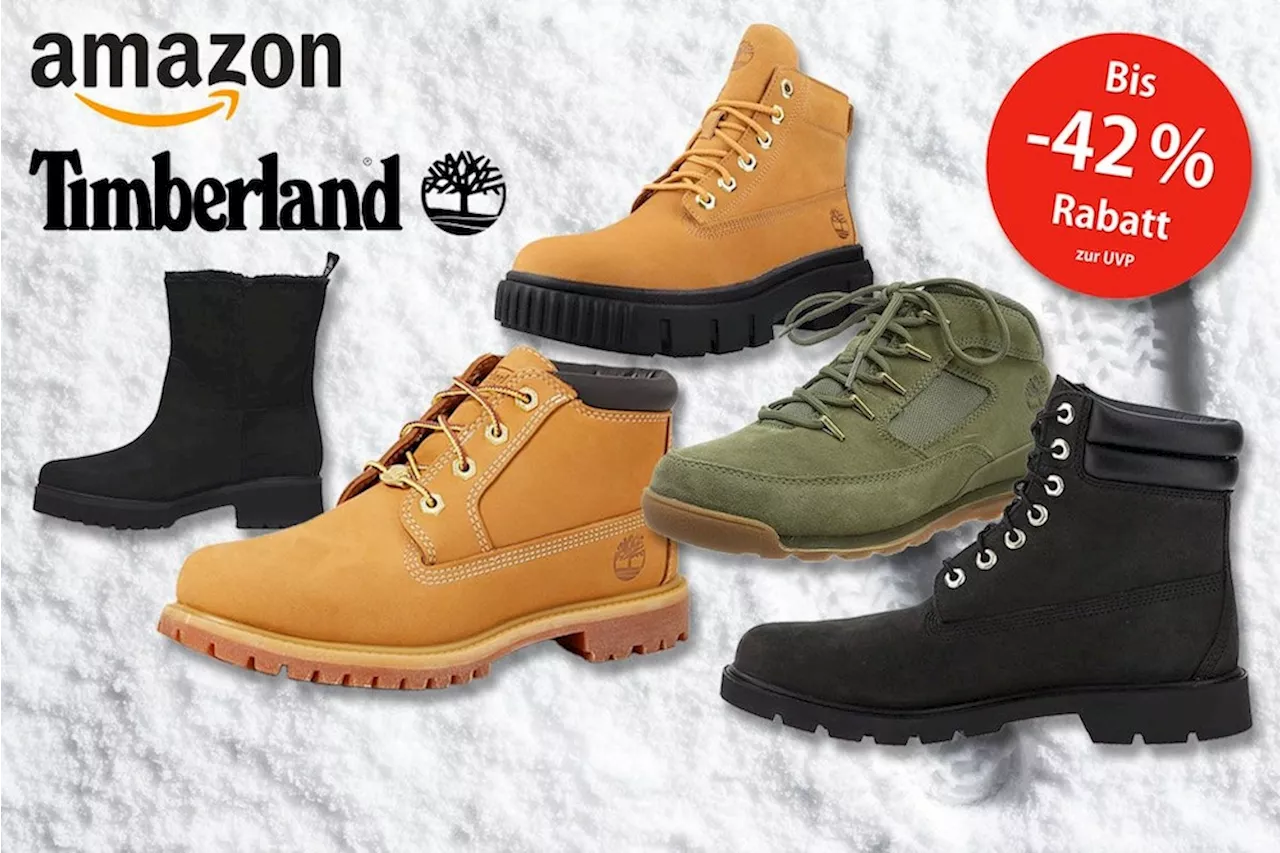 Mega Timberland Boots Angebote bei Amazon: Bis -42% Rabatt auf die modischen Stiefel für den Winter