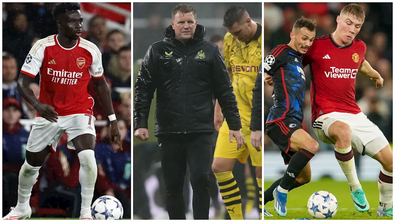 Big Midweek: Dortmund v Newcastle, Man Utd, Saka and Arsenal, Brendan’s Bhoys