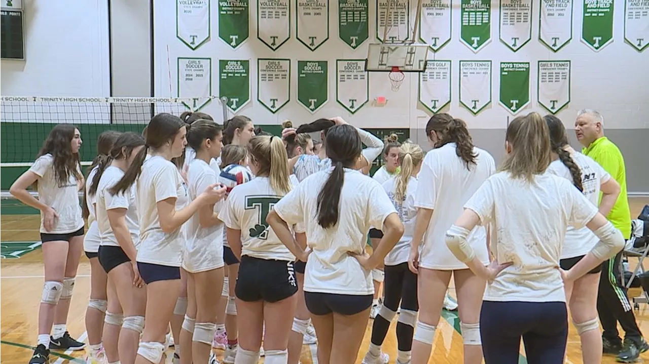 Trinity girls volleyball looks to claim second state title in historic fashion