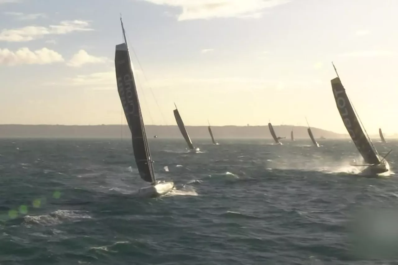 Transat Jacques Vabre 2023. Les Imoca et le tenant du titre Thomas Ruyant ont enfin pris le large