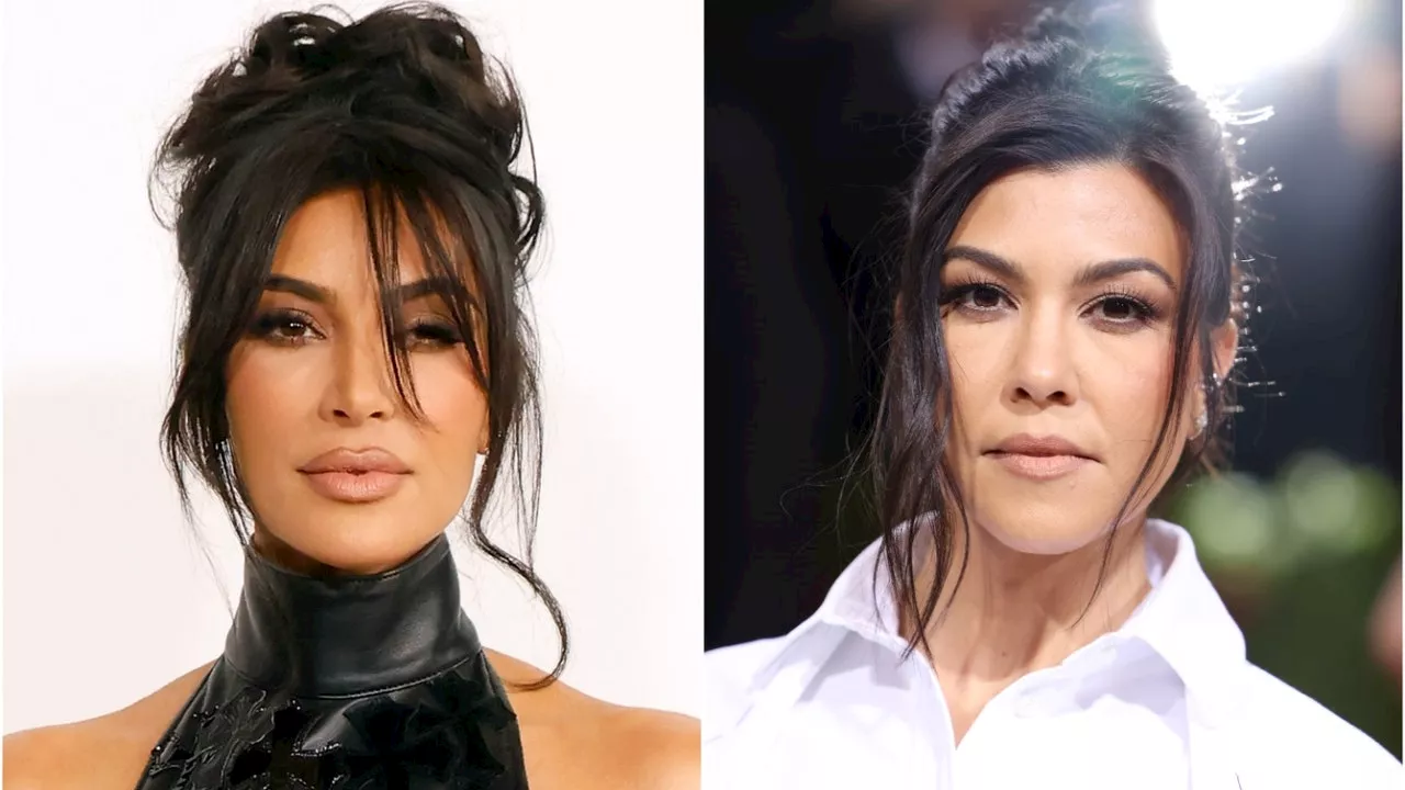 Kim Kardashian Goes Goth—and Gives Kourtney a Run For Her Money