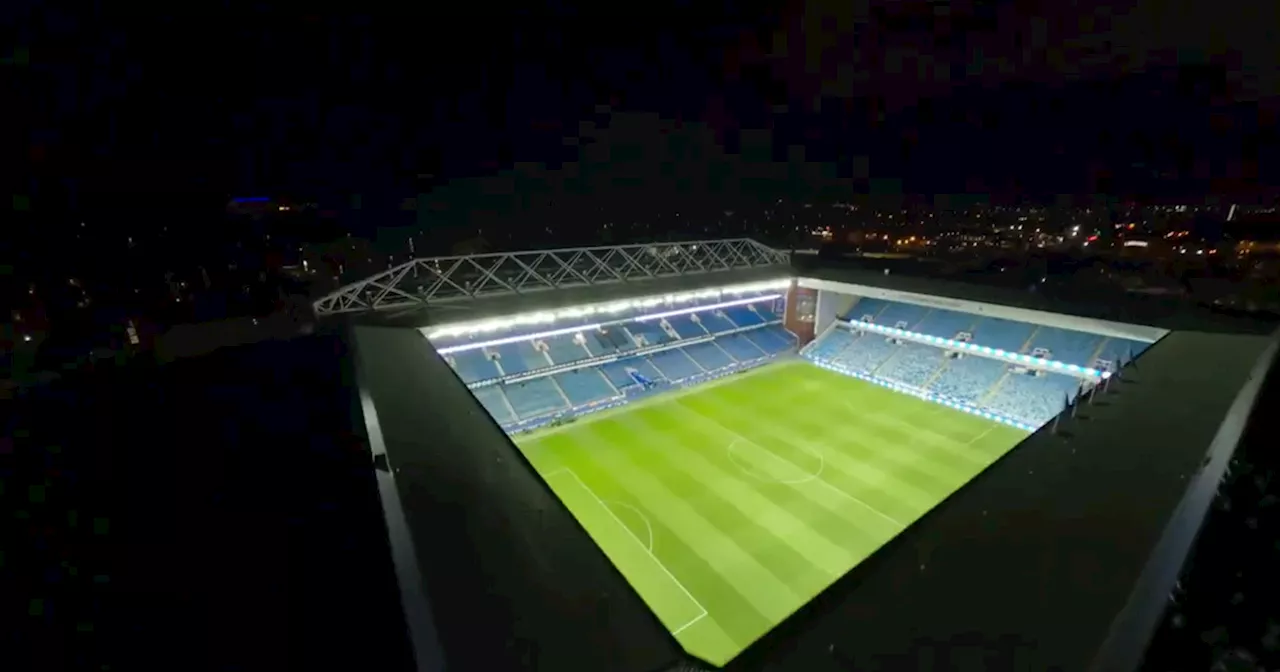 Rangers release 'breath taking' footage of drone flying through Ibrox stadium