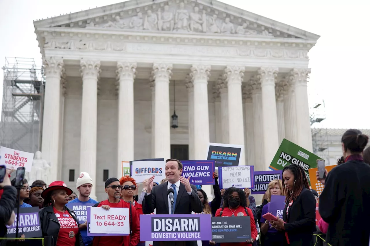 U.S. Supreme Court leans toward allowing domestic-violence gun curbs