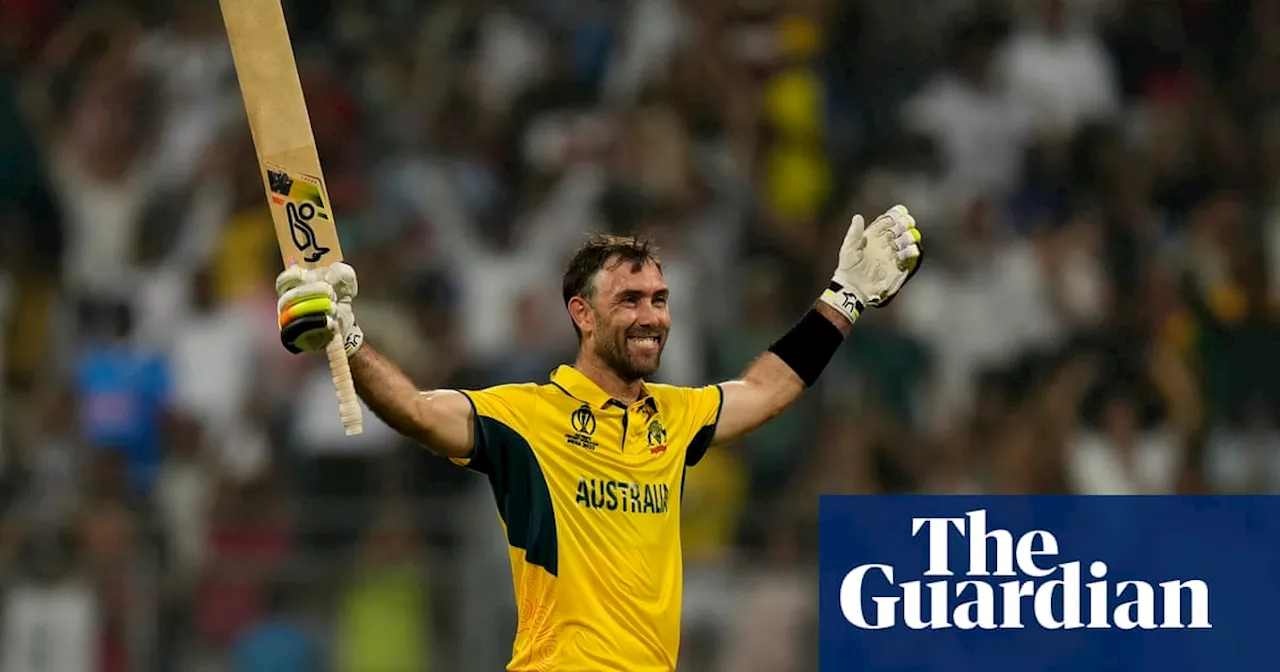 Glenn Maxwell hits astonishing unbeaten 201 to rescue Australia and deny Afghanistan