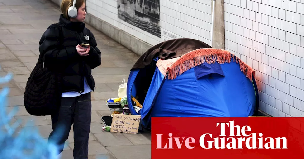 Suella Braverman ‘fails to get ban on charities giving tents to homeless included in king’s speech’