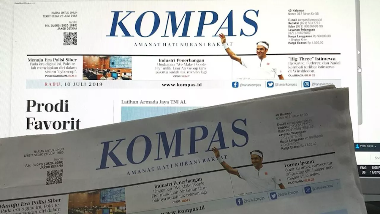 ”Lorem Ipsum”, Pelajaran Berharga untuk Kompas