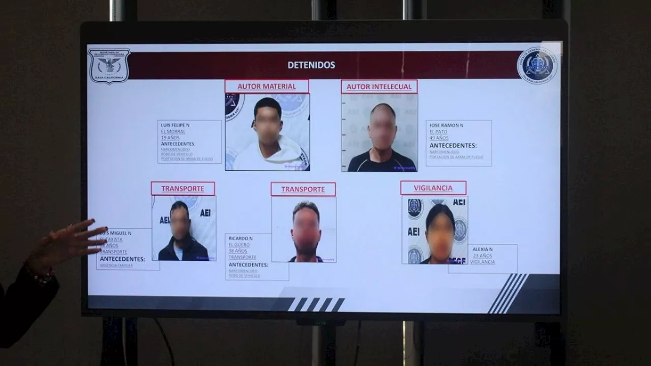 Tijuana: detienen a criminales que asesinaron a una mujer de la Fuerza Estatal de Seguridad Ciudadana