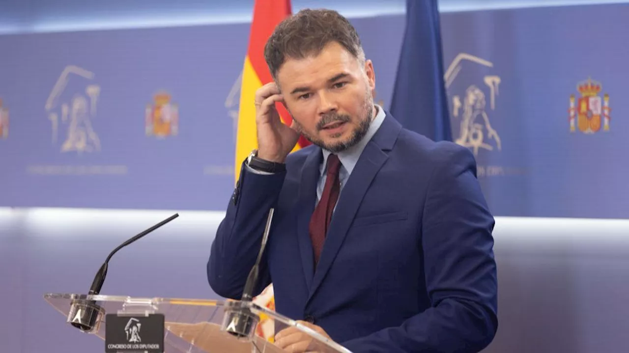 Gabriel Rufián define en tres palabras la imputación de Puigdemont por 'terrorismo'