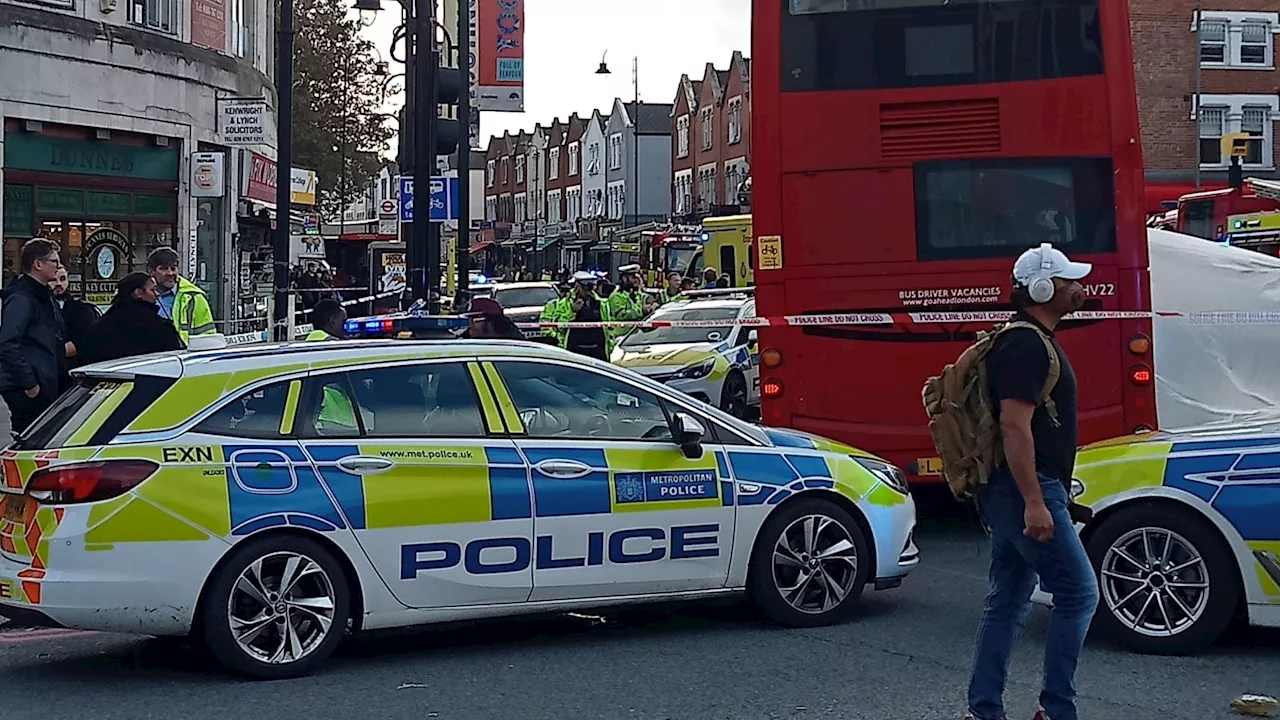 Woman dies after collision with London bus in on Tooting High Street