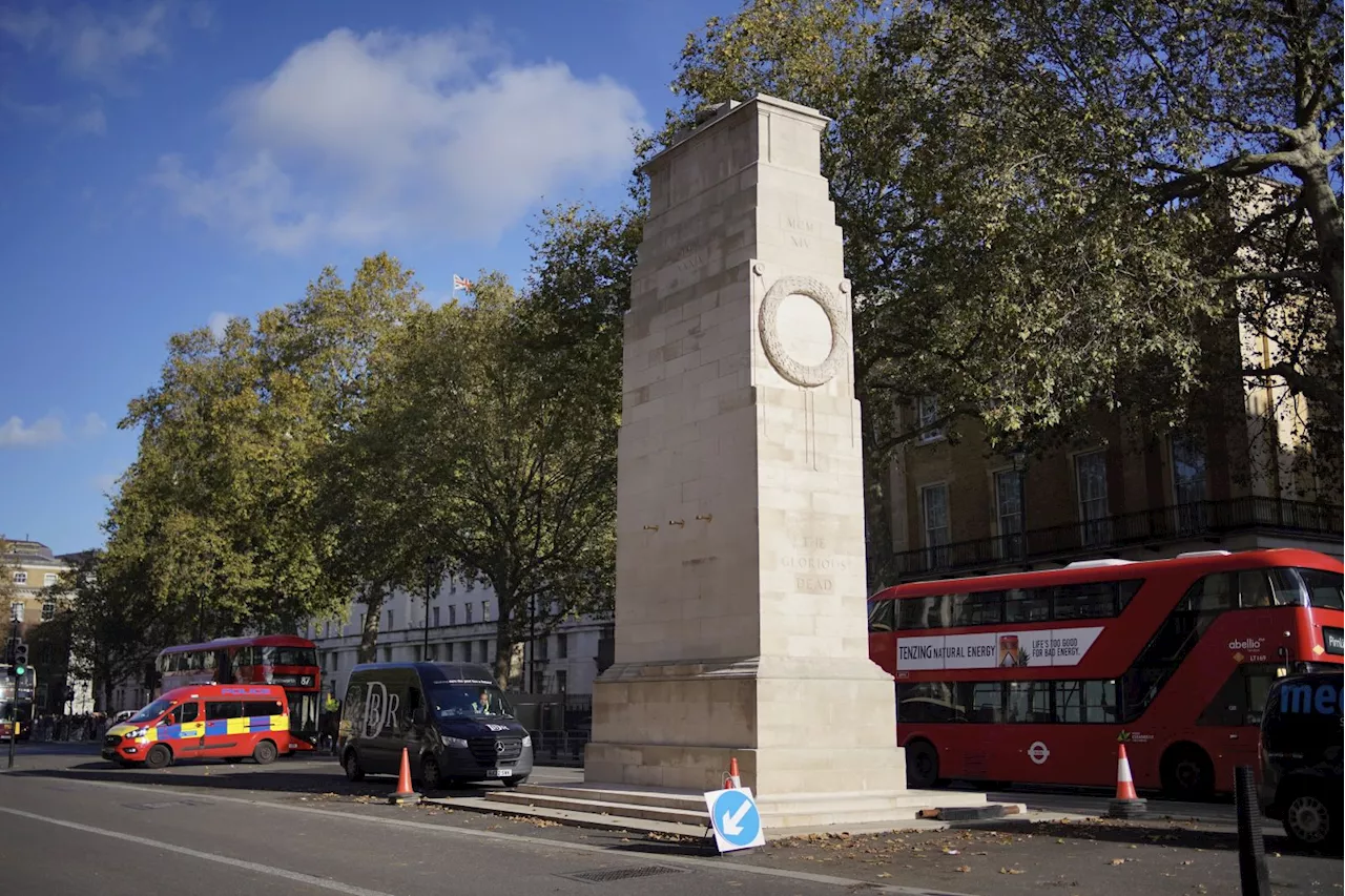 Pro-Palestinian groups defy police calls to call off Armistice Day march