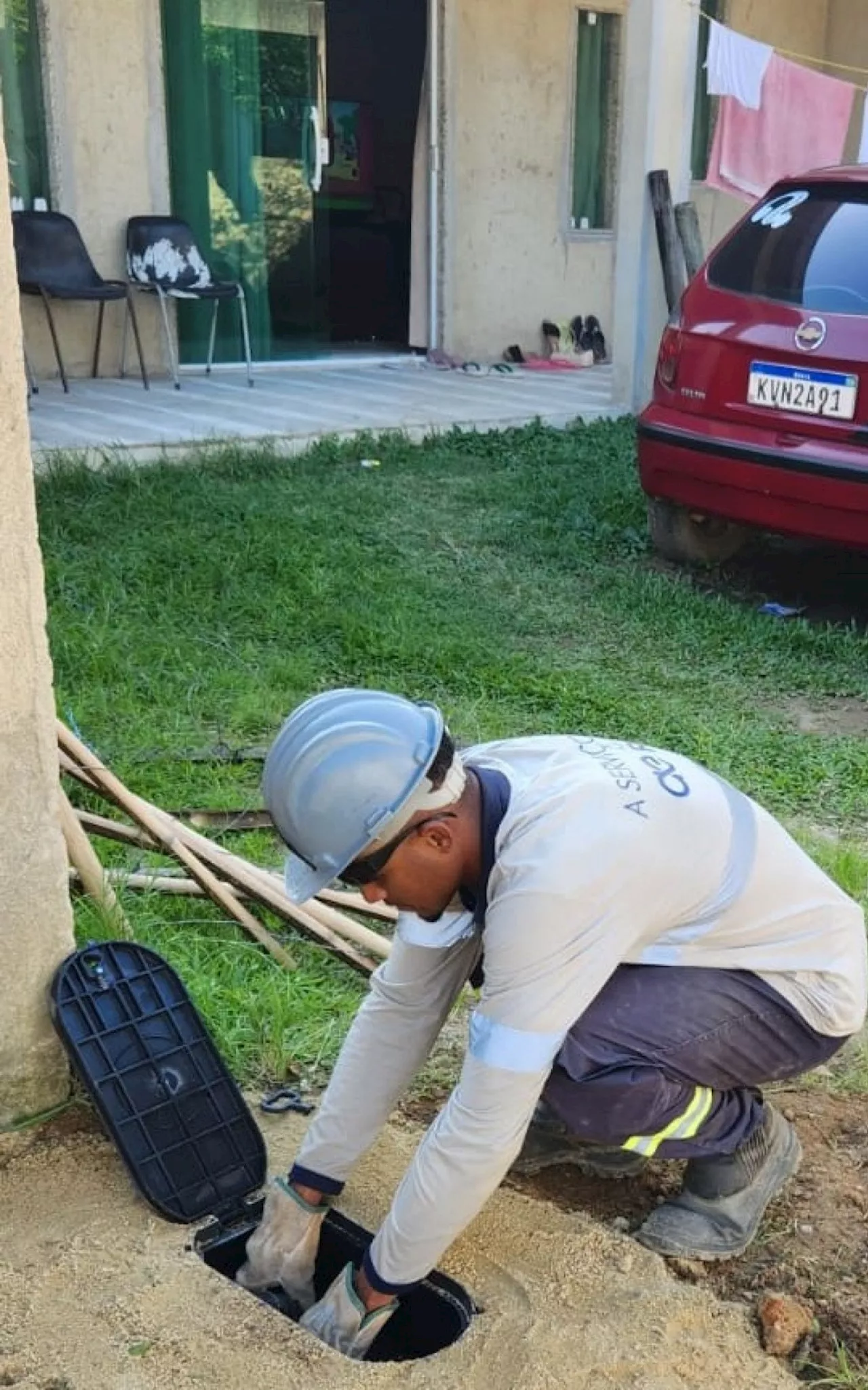 Obras em Nova Iguaçu vão levar água tratada a 2,6 mil moradores de Tinguá