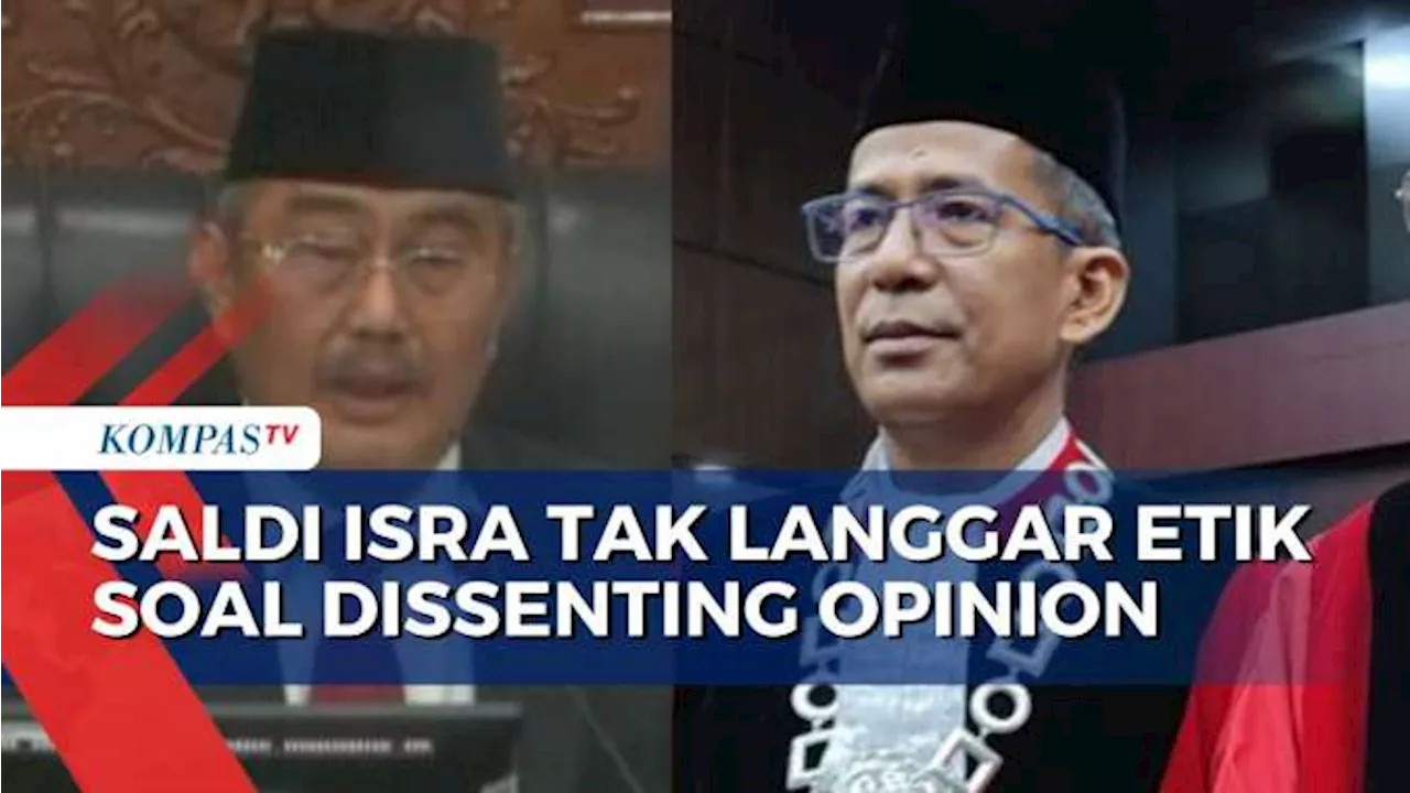 MKMK: Saldi Isra Tidak Terbukti Langgar Etik Soal Dissenting Opinian Putusan MK