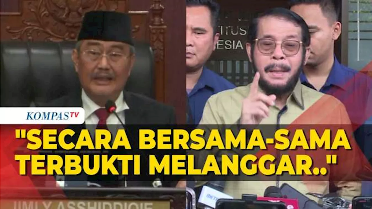 Putusan MKMK: Anwar Usman Cs Terbukti Langgar Kode Etik, Sanksi Teguran Lisan