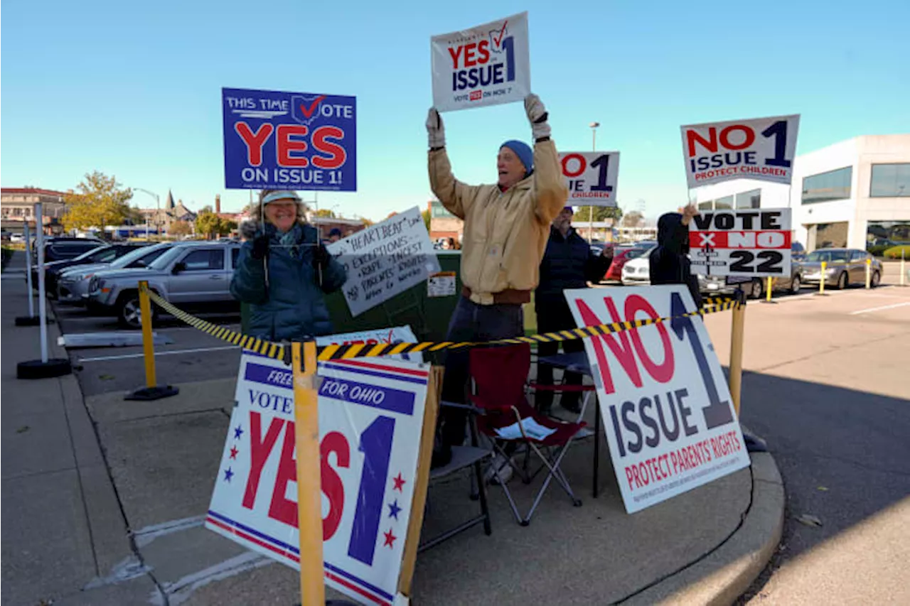 Ohio is the lone state deciding an abortion-rights question Tuesday, providing hints for 2024 races