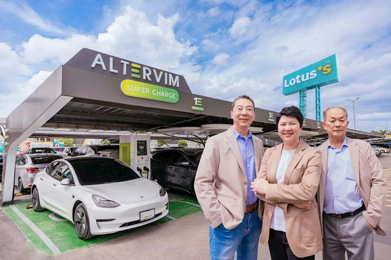 ‘โลตัส' ขยาย EV Charging Station ครบ 100 สาขา ชี้เทรนด์ตลาดรถยนต์ไฟฟ้าไทยโต