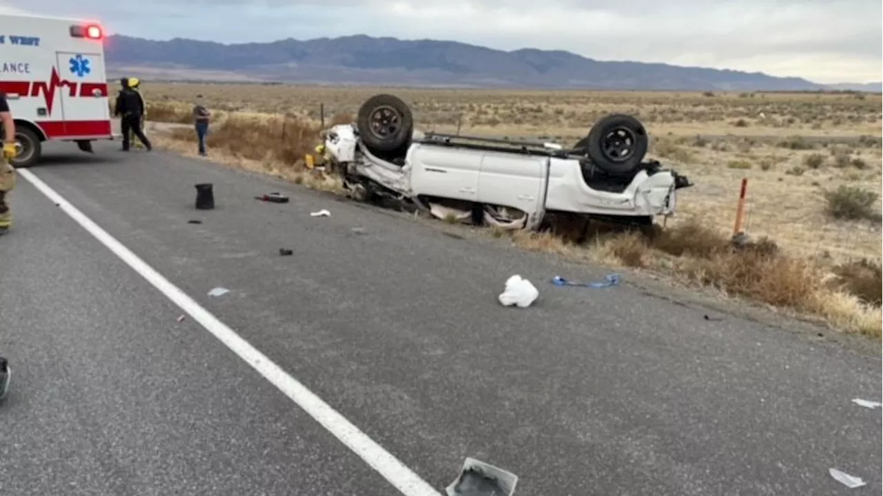 Two sustain critical injuries after semi truck strikes cars pulled over for separate crash