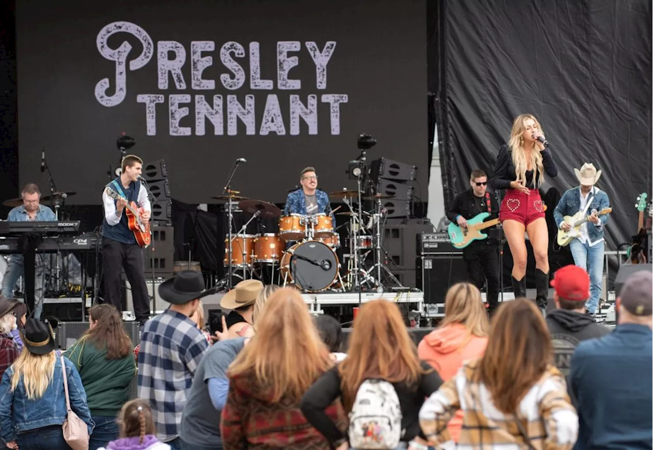 Presley Tennant’s ready to get down with a hometown crowd at Country Campout Weekend