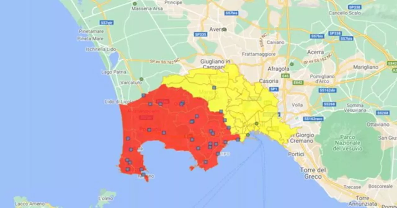 Campi Flegrei, Ridefinita La Zona Rossa: La Nuova Mappa, Dove Si ...