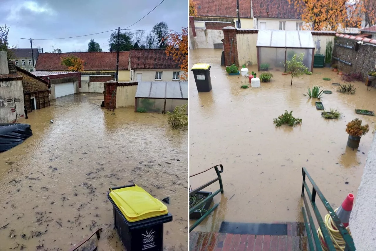 Inondations dans le Pas-de-Calais : une soixantaine de communes toujours sous les eaux