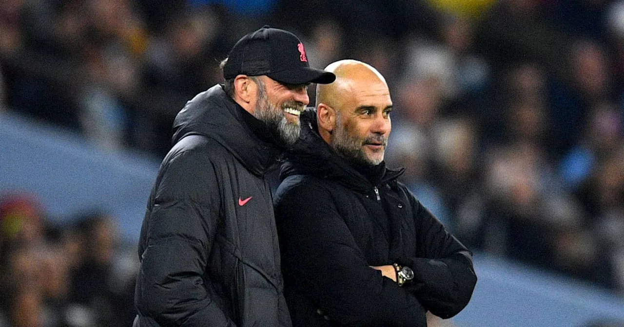 Pep Guardiola told he's had 'less impact' on English football than Jurgen Klopp