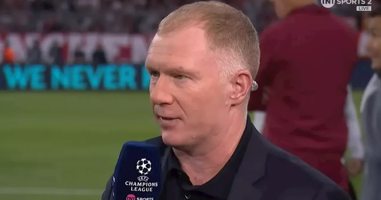  Scholes makes brutal claim about Man Utd in Champions League